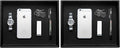 HofferRuffer Faux Leather Vanity Tray, Elegant Desktop Storage Organizer, Decorative Catchall for Perfume, Bathroom Valet, Nightstand or Dresser, Black, 10.2 x 8.4 x 1.8 Inches (Pack of 2)