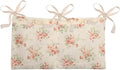 PATIKIL Bedside Hanging Bags, Cotton Milk Bottle Bib-Storage Bag 2 Pockets Nursery Organizer for Bed, Beige Rose