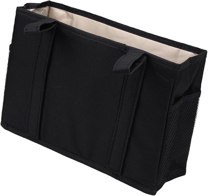 Pssopp Bedside Caddy Organizer, Polyester Multi Pocket Bedside Hanging Holder for Bunk Bed Dormitory and Hospital Beds