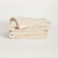 UnHide Lil’ Marsh Faux Fur Blanket - Lightweight, Soft Throw Blanket - Machine Washable - Ideal for Bed, Couch, or Reading Chair- Small (50" x 60") Beige Bear