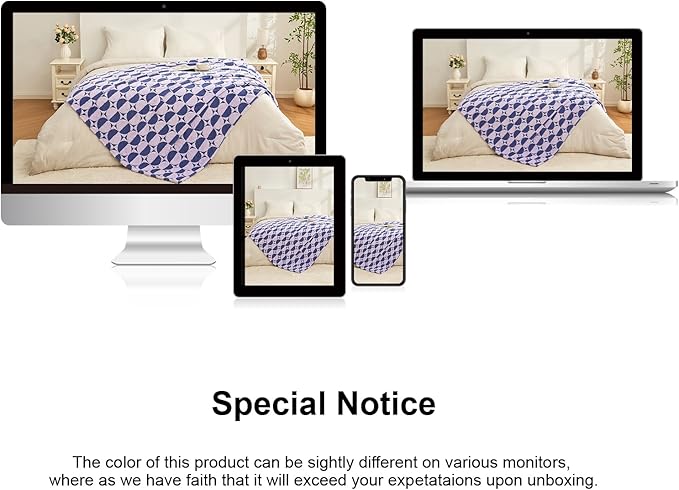 3D Circle Pattern 300 GSM Purple and Blue Couch Throw Blanket - Thick Throw Blankets for Women,Warm Small Throw Blanket, 50x60 Inches