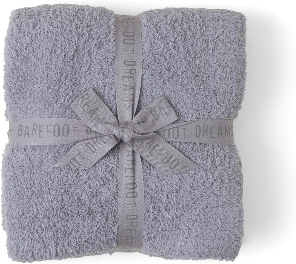 Barefoot Dreams® CozyChic® Throw, Dove Gray, 54"x72"
