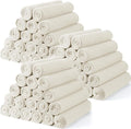 60PCS Off-White Fleece Blankets Bulk 50 X 60, Soft Lightweight Throw Blanket Cozy Blankets Bulk for Bed Sofa Couch Warm Pet Fleece Blanket Set for Wedding Homeless Home Office Travel Gift for Seasons