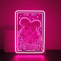 Neon Sign, Skull Lover Neon Signs for Wall Decor - Pink LED Light for Man Cave, Bedroom, Gaming Room - USB Powered Light Up Sign Halloween Christmas Party Decoration
