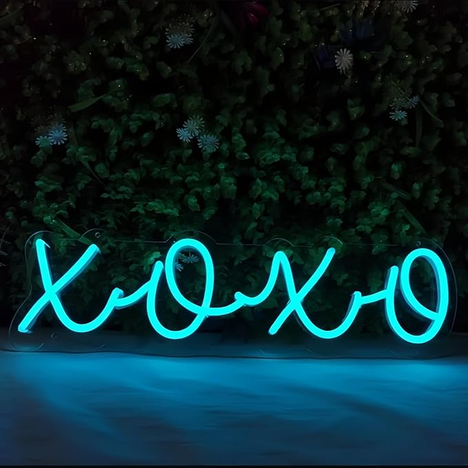 Ulalaza Neon Light Sign LED XOXO Night Lights USB Operated Decorative Marquee Sign Bar Pub Store Club Garage Home Party Decor