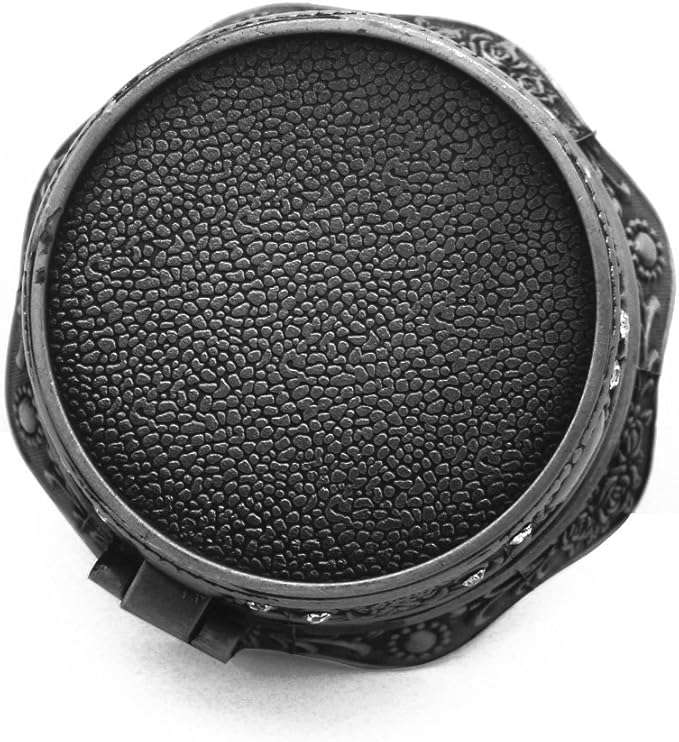 Creative Vintage Metal Alloy Crown Design Jewelry Box Ring Trinket Case Christmas Birthday Gift, Small