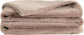 UnHide Lil’ Marsh Faux Fur Blanket - Lightweight, Soft Throw Blanket - Machine Washable - Ideal for Bed, Couch, or Reading Chair- Small (50" x 60") Mocha Shar Pei