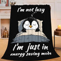 Penguin Blanket for Girls Women Boys Men Adults Kids Soft Cozy Fleece Sleeping Penguin Throw Blankets Gifts Warm Flannel Plush Lightweight Decor for Couch Bed Sofa 50"X40"