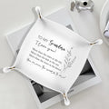 Grandma Gifts Leather Jewelry Valet Tray,Best Grandma Gifts for Christmas from Grandkids PU Leather Catchall Beside Caddy Nightstand Organizer Tray for Jewelry Rings Watches Keys,7.8x7.8inch