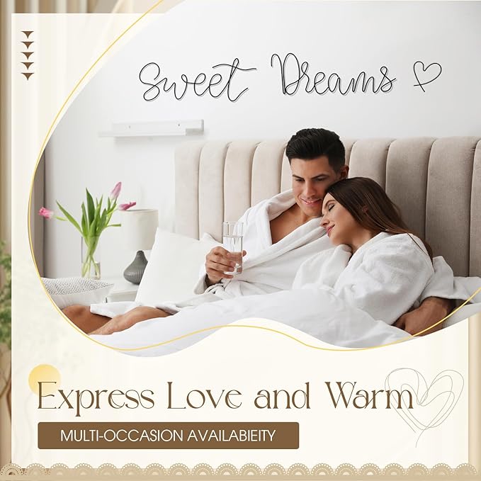 Yousoontic Sweet Dreams Wall Decor Above Bed Minimalist Metal Bedroom Wall Art Modern Sweet Dreams Decorative Metal Sign for Home Bedroom Hotel Dormitory Door Decorations, 29.15'' Total Length(Black)