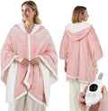 Heated Blanket Throw - Wearable Electric Blanket with 6 Heat Levels & 9 Hours Auto Off,Gifts for Women,Home Office Use,Machine Washable,50"x60"(Pink)