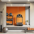 Home Gym Mirror for Wall,56x28x2PCS Full Length,Glass Frameless Body Large Mirror for Home Gym,Workout,Bedroom,Garage(Black)