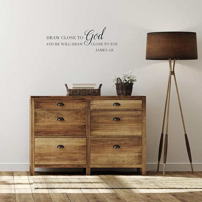 BBTO Bible Verse Wall Stickers Inspirational Quote Wall Decals Religious Motivational Scripture Sticker Peel and Stick for Bedroom Living Room Office Bathroom(Be Brave)