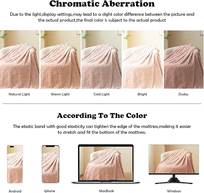 NEWCOSPLAY Super Soft Twin Blanket Dusty Pink Love Premium Silky Flannel Fleece 3D Heart Checkered Lightweight Bed Blanket All Season Use (Dusty Pink Love, Twin(60"x80"))