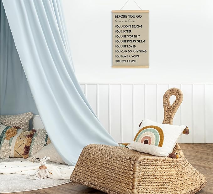 foedor Mental Health Posters,Positive Affirmations Wall Sign Decor Posters for Health Office,Inspirational Wall Art for Office Bedroom Kids Playroom Wall Decor,16x24 Inch