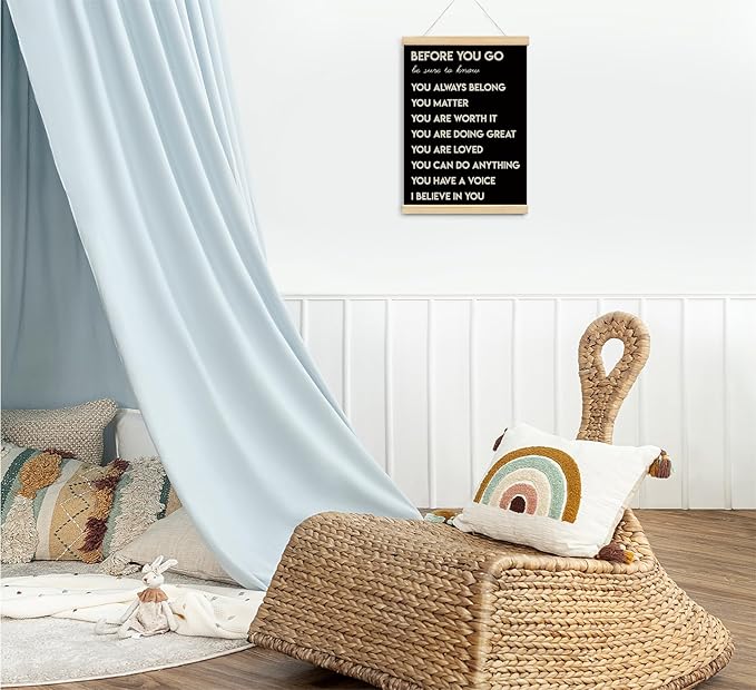 foedor Mental Health Posters,Positive Affirmations Wall Sign Decor Posters for Health Office,Inspirational Wall Art for Office Bedroom Kids Playroom Wall Decor,12x16 In