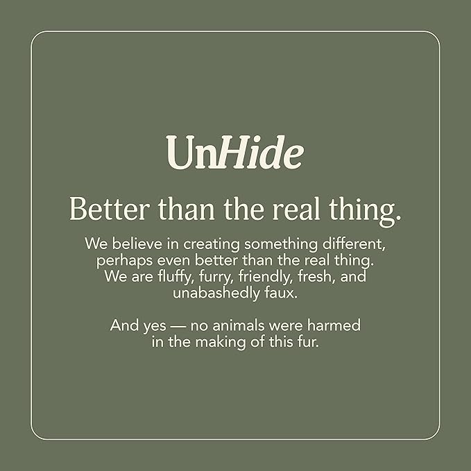 UnHide Lil’ Marsh Faux Fur Blanket - Lightweight, Soft Throw Blanket - Machine Washable - Ideal for Bed, Couch, or Reading Chair- X-Small (34" x 44") Taupe Ducky