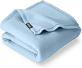 Bare Home Polar Fleece Blanket - King - Light Blue - Warm & Cozy - Premium Fleece Blanket - Blanket for Bed, Sofa, Camping, Travel and Cold Nights - Lightweight Blanket (King, Light Blue)