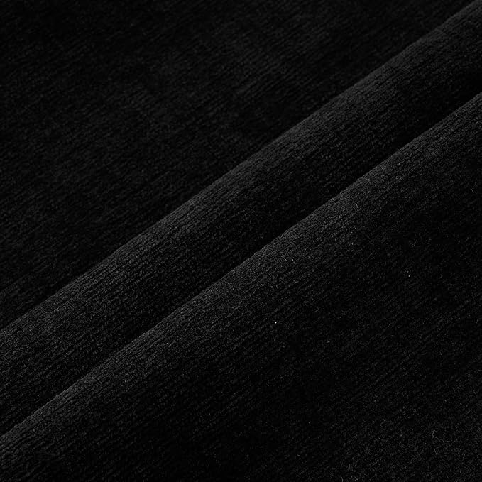 MIULEE Black Couch Pillow Covers 20x20 Inch, Set of 2 Soft Chenille Decorative Square Throw Pillow Covers Farmhouse for Sofa Living Room Bed