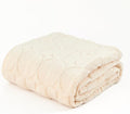 3D Circle Pattern 300 GSM Beige Throw Blanket for Couch - Fluffy Blanket for Women,Warm Spring Throw Blanket, 50x60 Inches
