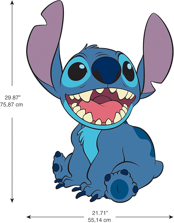 Disney Stitch Giant Peel & Stick Wall Decals by RoomMates, RMK5110GM