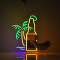 Beer Palm Tree Coro Bottle Neon Sign Dimmable LED Bar Neon Light for Wall Décor Neon Art signs with USB Plug for Pub Store Party Man Cave.