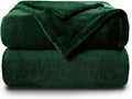 NANPIPER Fleece Blankets Super Soft Flannel Queen Size Blanket for Bed Luxury Cozy Microfiber Plush Fuzzy Blanket,Olive Green