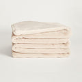 UnHide Lil’ Marsh Faux Fur Blanket - Lightweight, Soft Throw Blanket - Machine Washable - Ideal for Bed, Couch, or Reading Chair- Medium (60" x 80") Beige Bear