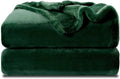 NANPIPER Fleece Blankets Super Soft Flannel Fuzzy Blanket for Bed Couch Luxury Cozy Plush Microfiber Blanket-Twin Size Olive Green