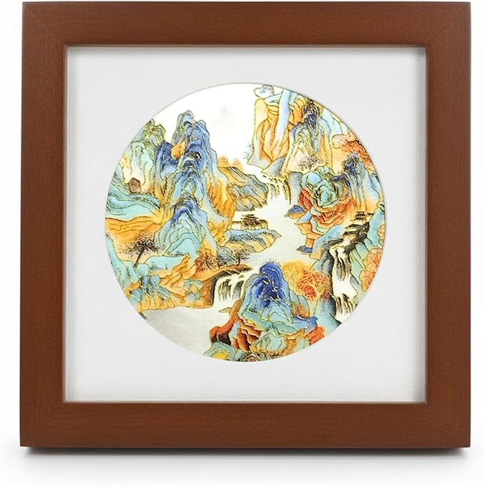 Newscz Framed Wall Art 8.3x8.3 Inch Modern Home Decor for Living Room Bedroom Wall Decor Above Bed & Office Aesthetic Gallery Wall Frame Set Farmhouse & Art Deco Decor Dining Room Kitchen Wall Decor (H-B08)