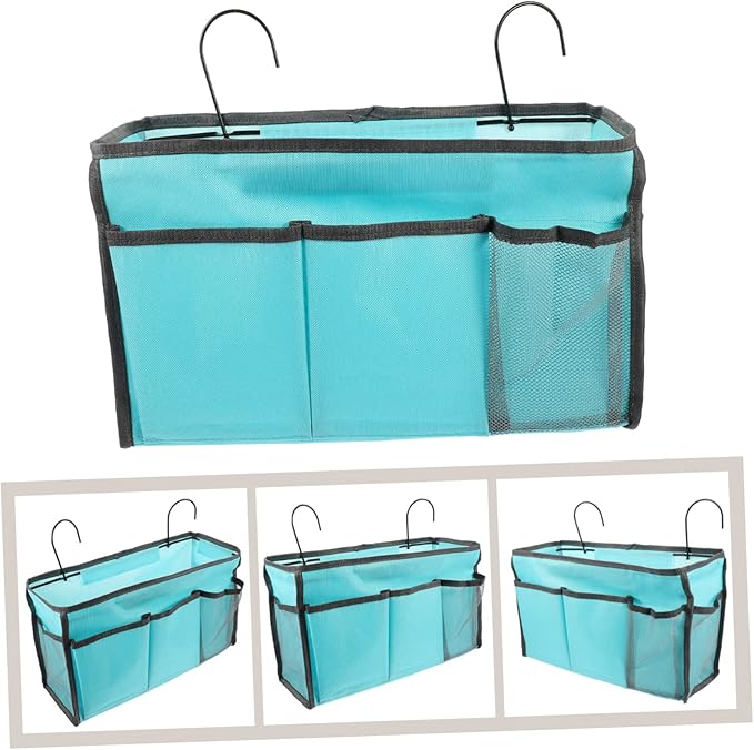 Cabilock Bed Storage Bedside Hanging Organizer Bedside Hanging Bag for Dorm Room Phone Book Charger Organizing Pouch