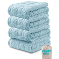 4 Pcs Baby Blankets for Boys Soft Toddler Small Blanket for Daycare, Fleece Kid Mini Blanket for Crib Baby Shower, 30 X 40, Blue