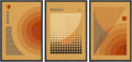 MUDECOR Framed Canvas Print Wall Art Bauhaus Art Prints Abstract Mid Century Modern Wall Art Minimalist Decor for Bedroom - 24"x36"x3 Black