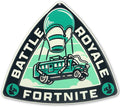 Fortnite Battle Royale Embossed Metal Sign – Fun Fortnite Battle Bus Wall Art for Bedroom or Game Room