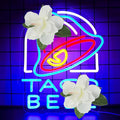 Pugna Tacos Neon Signs for Wall Decor Taco Team Neon Lights for Bedroom Led Signs Suitable for Dormitory Man Cave Christmas Gift
