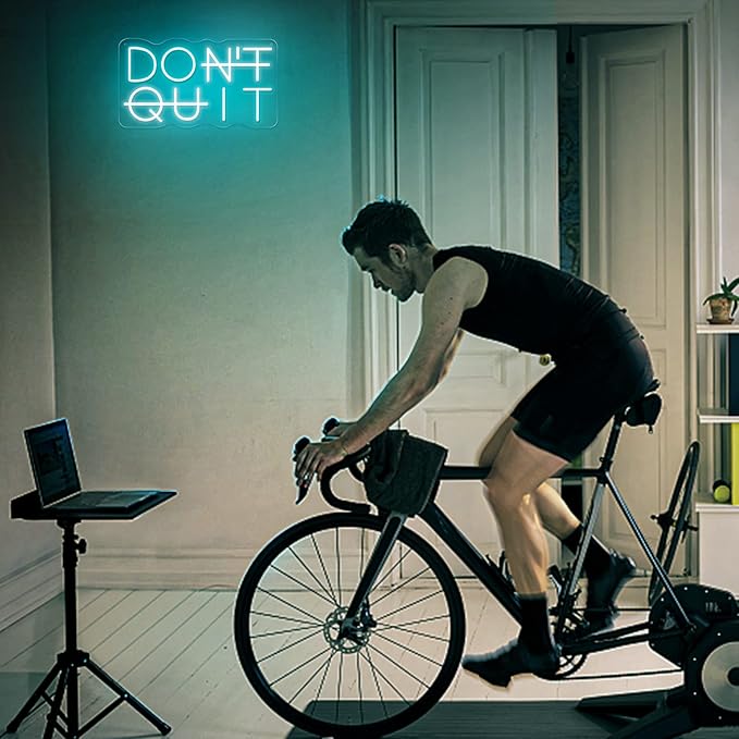 Don't Quit LED Neon Sign for Wall Decor, DO IT Neon Lights Party Decorations, USB Powered Switch LED Neon Lights Adjustable for Office, Gym, Man Cave, Gamer Room Decor
