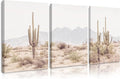 Pennclys Sonoran Desert Landscape Wall Art Cactus Arizona Canvas Wall Decor Desert Poster Pictures Saguaro Cactus Art Prints Landscape Painting for Home Bedroom 12x16x3 Inch Ready to Hang