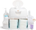 Munchkin® Diaper Change Organizer, Green/white