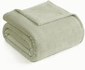 Casa Platino Fleece Blanket Twin Size – 300 GSM Fleece Throw for Bed or Couch – Soft Cozy Warm Holiday Winter Blanket for Bed, Fuzzy Plush Elegant Gifts for Kids, Men & Women - 68x90 Inch - Mineral