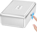 AICase Biometric Fingerprint Storage Box Portable Money Jewelry Combination Lock for Car Home Office Travel