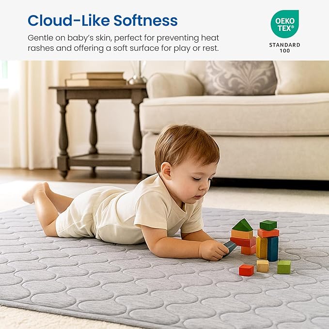 Cozy Bliss Cooling Dual-Sided Reversible Blanket for Hot Sleepers, Q-Max>0.46 Lightweight Soft Breathable Bed Blanket, Double Side Cooling Throw for Night Sweats, Silver Grey, 40"x60"