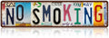 Vintage No Smoking Metal Tin Signs Street Signs Man Cave Bar Cafe Home Wall Decor 16 x 4 Inches