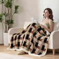 Twin Size Fleece Blanket for Bed - Soft Cozy Fuzzy Blankets, Reversible Plush & Warm Blanket for Couch, Bed, Sofa -Gift for Women, Mom, Girl - Winter Fluffy Home Decor 45"x60"