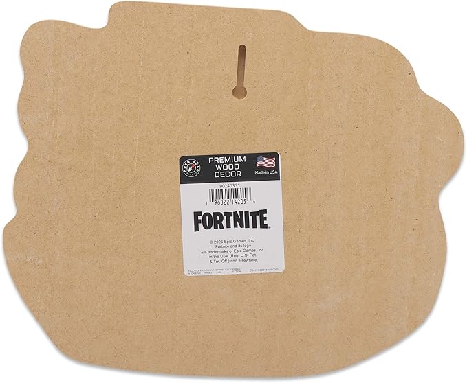 Fortnite Anarchy Acres Wood Wall Decor - Fun Fortnite Sign for Game Room or Bedroom