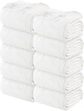 Utopia Bedding White 100% Cotton Waffle Blanket 300 GSM [Twin - 90x72 Inch] Soft Lightweight Breathable Bed Blanket for All Season (Pack of 10)