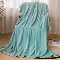 Ultra Soft Fleece Throw Blanket, Silky Flannel Fuzzy Blanket for All Season, Cozy Lightweight Blanket for Couch, Bed, Sofa, 50" x 60", Sage Green, Throw