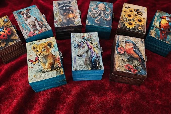 RK Collections Trinket Boxes Small Jewelry Keepsake Box (Unicorn)