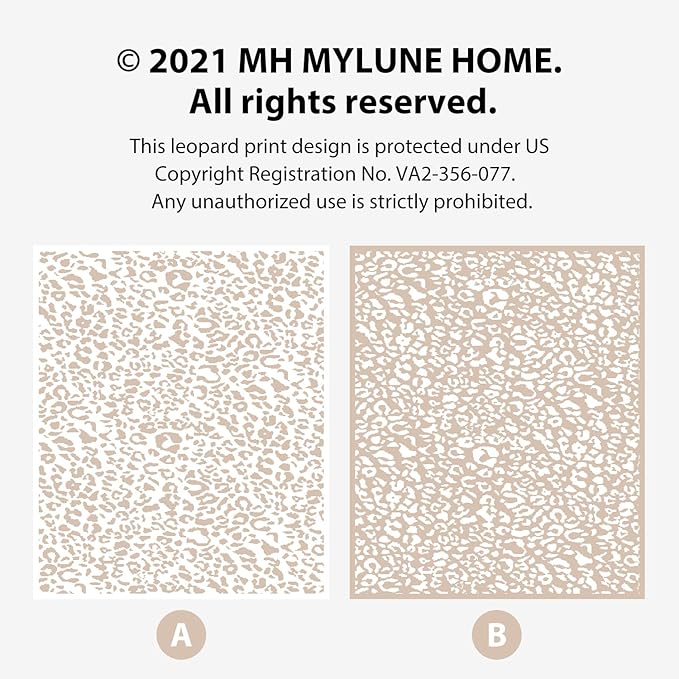 MH MYLUNE HOME Large Soft Micro Plush Leopard Blanket (71x78 inches, Khaki) Warm Reversible Cheetah Blanket Leopard Pattern Throw for Couch Bed Sofa