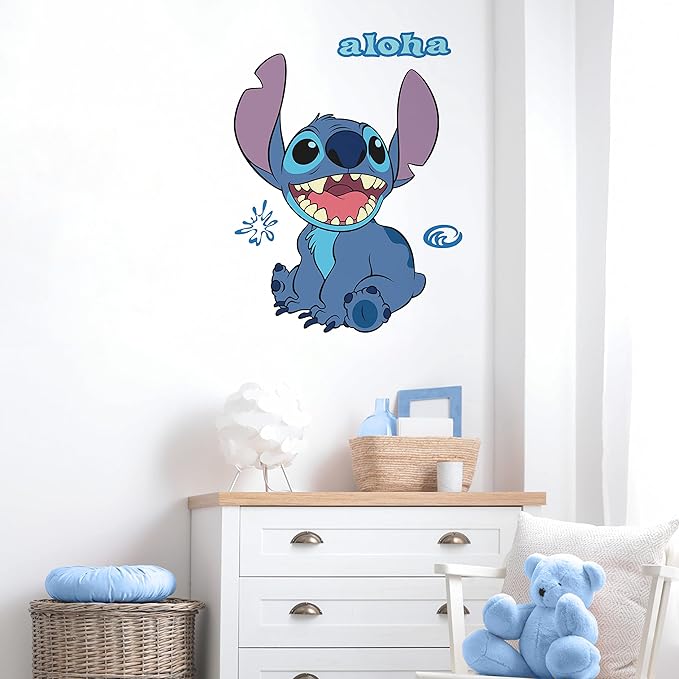 Disney Stitch Giant Peel & Stick Wall Decals by RoomMates, RMK5110GM