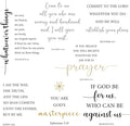 BBTO Bible Verse Wall Stickers Inspirational Quote Wall Decals Religious Motivational Scripture Sticker Peel and Stick for Bedroom Living Room Office Bathroom(God Love Us)